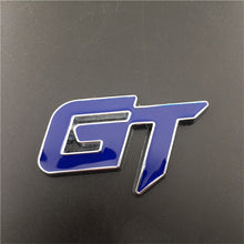 Load image into Gallery viewer, 3D Zinc Alloy GT Emblem For Audi A4 A6 Ford Mendoe Mustang BMW E60 E90 F10 F30 Rear Trunk Badge Car Decals Sticker Grille