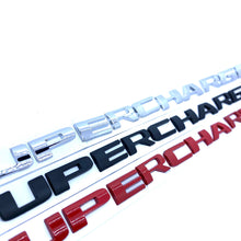 Load image into Gallery viewer, SPORT Car Sticker Metal SUPERCHARGED Auto Trunk Letters Badge Emblem Badges for JEEP Supercharged Sport