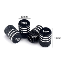 Load image into Gallery viewer, 4pcs Tesla Logo Tire Valve Caps