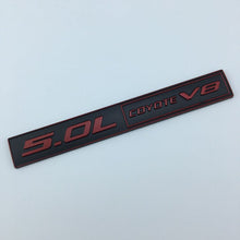 Load image into Gallery viewer, 5.0L Coyote V8 5.0L for Ford F150 FX4 Mustang GT 5.0 Car Hood Fender Trunk Rear Bonnet Nameplate Decal Emblem Badge Sticker