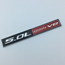 Load image into Gallery viewer, 5.0L Coyote V8 5.0L for Ford F150 FX4 Mustang GT 5.0 Car Hood Fender Trunk Rear Bonnet Nameplate Decal Emblem Badge Sticker