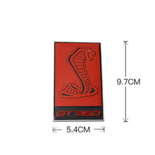 Load image into Gallery viewer, Metal Auto Front Grille Bumper Car Sticker Emblem Badge Exterior Accessories for Ford Shelby Mustang v6 v8 GT500 GT350 Mondeo