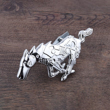 Load image into Gallery viewer, Zinc Alloy Black Silver Horse Logo Emblem for Ford Mustang Focus Mondeo Fiesta Grill Trunk Sticker Badge Decoration Accessories
