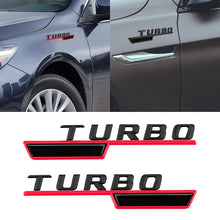 Load image into Gallery viewer, 2pcs Car Fender Sticker For TURBO AMG 4Matic W212 W117 W221 W220 W163 W205 W204 W202 W124 CLA Side Sticker