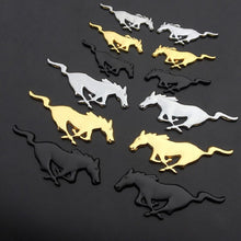 Load image into Gallery viewer, 2PCS 7.5cm/11cm 3D Running Horse Sticker For Ford focus fiesta Mondeo Kuga Edge Mustang Shelby GT Emblem Badge Body Decoration