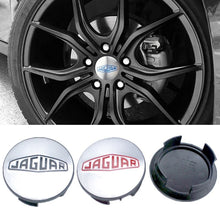 Load image into Gallery viewer, 58mm Jaguar Wheel Center Caps