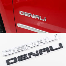 Load image into Gallery viewer, Auto ABS letter Emblem Decal for GMC Sierra Savana Terrain Acadia Envoy Safari DENALI/DENALIHD Logo Car Stickers accessories