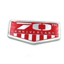 Load image into Gallery viewer, 70th Car Stickers Metal Emblem Badge Decal for Jeep Wrangler Cherokee Compass Patriot 70th Anniversary Emblem Stickers