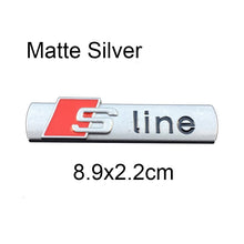 Load image into Gallery viewer, S Line Logo Sticker Metal Alloy Car Badge SLine Emblem Audi