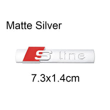 Load image into Gallery viewer, S Line Logo Sticker Metal Alloy Car Badge SLine Emblem Audi