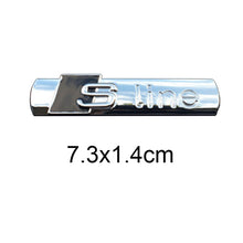 Load image into Gallery viewer, S Line Logo Sticker Metal Alloy Car Badge SLine Emblem Audi
