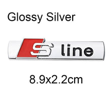 Load image into Gallery viewer, S Line Logo Sticker Metal Alloy Car Badge SLine Emblem Audi