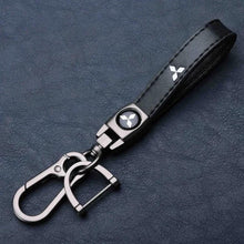 Load image into Gallery viewer, Mitsubishi Logo Keychain Leather