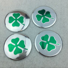 Load image into Gallery viewer, 4pcs Four Leaf Clover Wheel Center Stickers for Alfa Romeo