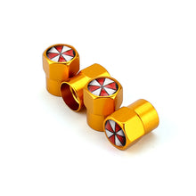 Load image into Gallery viewer, 4pcs Umbrella Corporation Logo Tire Valve Caps
