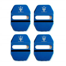Load image into Gallery viewer, 4pcs Maserati Logo Door Lock Cover for Ghibli Levante Quattroporte