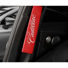 Load image into Gallery viewer, 2pcs Cadillac Logo Seat Belt Pads