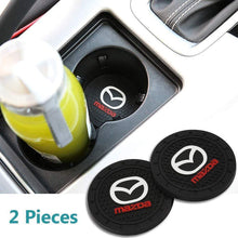 Load image into Gallery viewer, 2pcs Mazda Logo Auto Cup Holder Mats