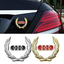 Load image into Gallery viewer, Audi Wreath Emblem Sticker