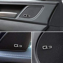 Load image into Gallery viewer, 4pcs Audi Q3 Door Speaker Emblem Stickers