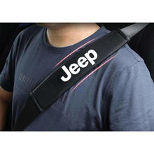 Load image into Gallery viewer, 2pcs Jeep Logo Seat Belt Pads