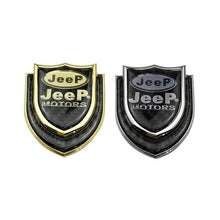 Load image into Gallery viewer, Jeep Motors Logo Shield Emblem Sticker