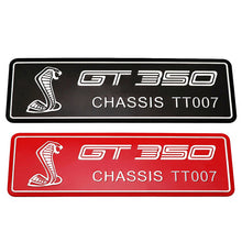Load image into Gallery viewer, Ford GT350, GT350R Chassis Emblem
