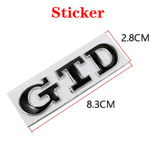 Load image into Gallery viewer, Golf GTD Black Emblem Sticker