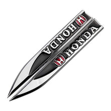 Load image into Gallery viewer, 2pcs Honda Logo Blade Fender Emblem Stickers