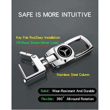 Load image into Gallery viewer, Mercedes-Benz Logo Heavy Duty Keychain