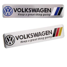 Load image into Gallery viewer, Volkswagen Keep A Great Thing Going Trunk Emblem Sticke