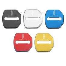 Load image into Gallery viewer, 4pcs Lincoln Logo Door Lock Cover for MKC Continental MKZ