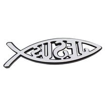 Load image into Gallery viewer, JESUS Fish Car Emblem Sticker