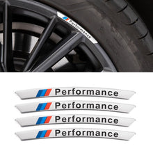 Load image into Gallery viewer, 4pcs BMW Performance Wheels Rims Stickers