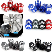 Load image into Gallery viewer, 4pcs Nissan Logo Tire Valve Caps
