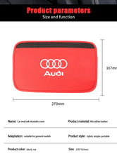 Load image into Gallery viewer, 2pcs Audi Logo Seat Belt Pads