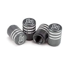 Load image into Gallery viewer, 4pcs Hand Symbol Logo Tire Valve Caps