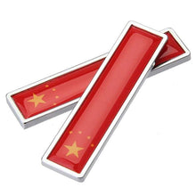 Load image into Gallery viewer, 2pcs Flag Emblem Metal Stickers