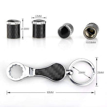 Load image into Gallery viewer, 4pcs GT R Logo Tire Valve Caps + Wrench