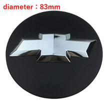 Load image into Gallery viewer, 4pcs 83mm Chevrolet Logo Wheel Center Caps