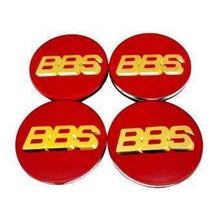 Load image into Gallery viewer, 4x BBS Wheel Center Stickers 65mm