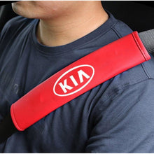 Load image into Gallery viewer, 2pcs KIA Logo Seat Belt Pads