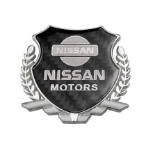 Load image into Gallery viewer, Nissan Motors Carbon Shield Logo Emblem