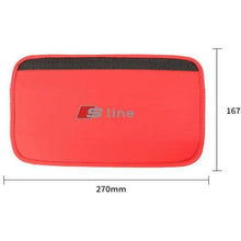 Load image into Gallery viewer, 2pcs Audi Sline Logo Seat Belt Pads