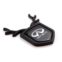 Load image into Gallery viewer, 2pcs Infiniti Logo Shield Antler Emblems