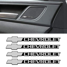 Load image into Gallery viewer, 4pcs Chevrolet Door Speaker Emblem Stickers