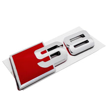 Load image into Gallery viewer, S3 S4 S5 S6 S8 Car Trunk Emblem Audi Silver , Metal
