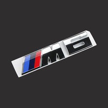 Load image into Gallery viewer, Silver and Glossy Black Plastic For BMW M Sticker Logo M1 M2 M3 M4 M5 M6 E30 E36 E39 E46 E60 E90 F10 F20 F30 G01 G30 X1 X3 X5