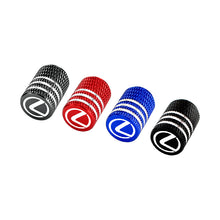 Load image into Gallery viewer, 4pcs Lexus Logo Tire Valve Caps