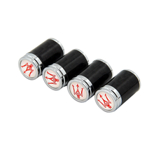 Load image into Gallery viewer, 4pcs Maserati Logo Tire Valve Caps